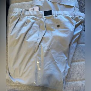 NWT cuffed Brooks Bros khaki slacks